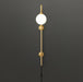 Globe Brass Plug-in Wall Sconce Vakkerlight