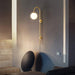 Globe Brass Plug-in Wall Sconce Vakkerlight