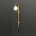 Globe Brass Plug-in Wall Sconce Vakkerlight