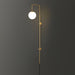 Globe Brass Plug-in Wall Sconce Vakkerlight