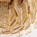 Golden Amber Glass Chandelier Vakkerlight