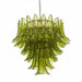 Green Petalo Chandelier Vakkerlight