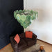 Green Glass Disc Chandelier Vakkerlight