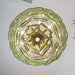 Green Glass Disc Chandelier Vakkerlight