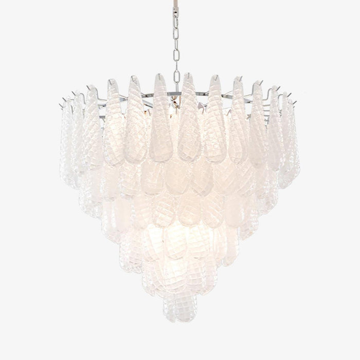 Grid Glass Waterfall Chandelier