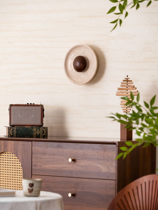 Halo Travertine Wall Light Vakkerlight