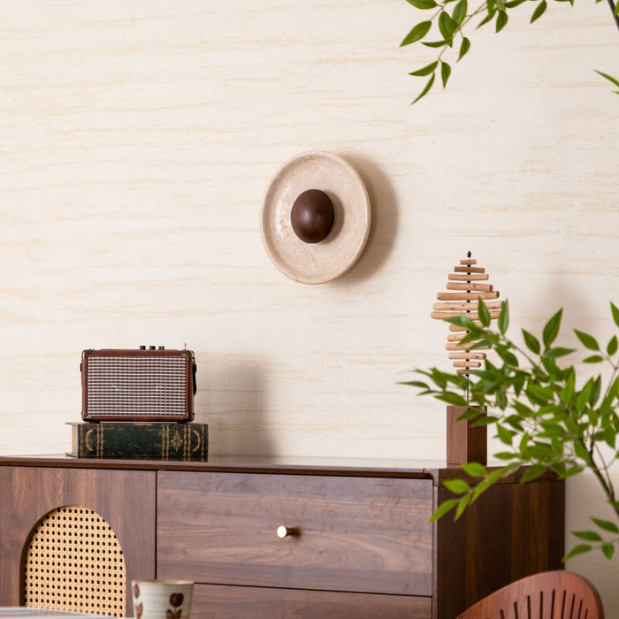 Halo Travertine Wall Light Vakkerlight