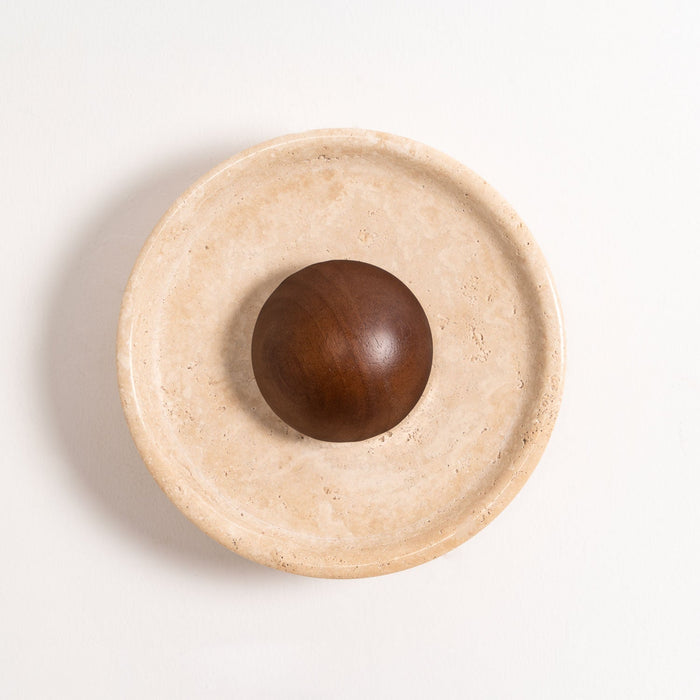 Halo Travertine Wall Light Vakkerlight