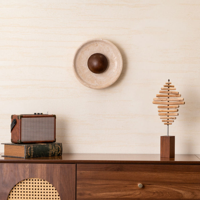 Halo Travertine Wall Light Vakkerlight