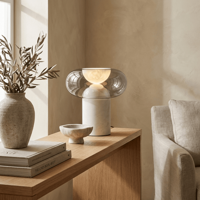 Halo Alabaster Table Lamp Vakkerlight