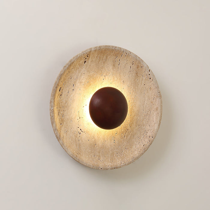 Halo Travertine Wall Light Vakkerlight