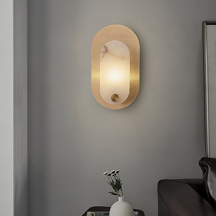 Harlan Alabaster Wall Light Vakkerlight