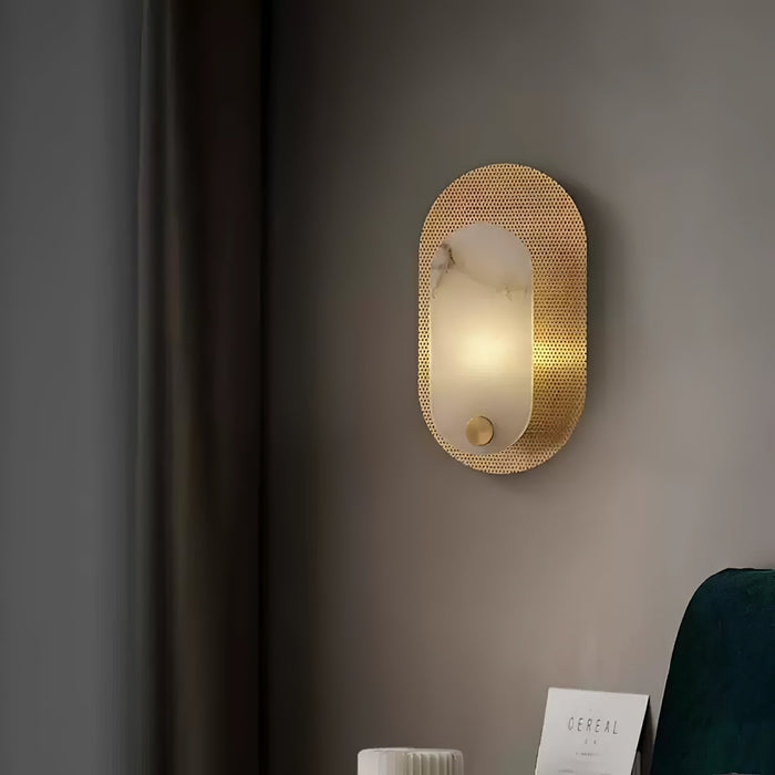 Harlan Alabaster Wall Light Vakkerlight