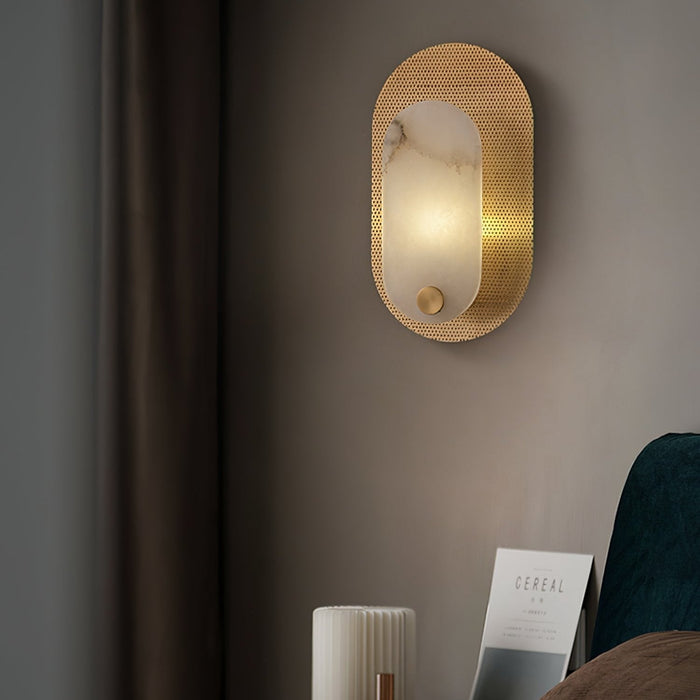 Harlan Alabaster Wall Light Vakkerlight