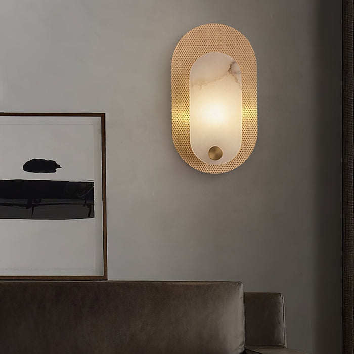 Harlan Alabaster Wall Light Vakkerlight