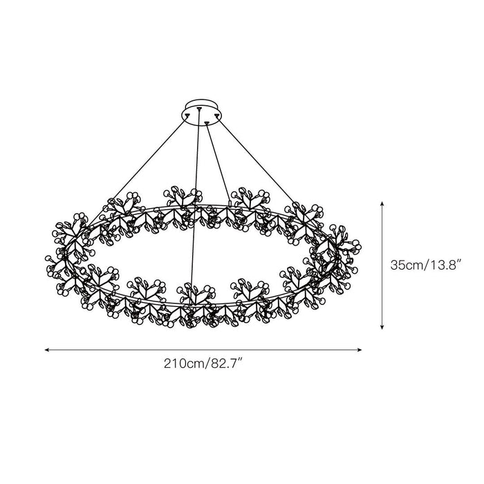 Heracleum Round Chandelier
