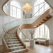 Hexa Alabaster Cascade Chandelier Vakkerlight