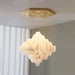 Hexa Alabaster Cascade Chandelier Vakkerlight