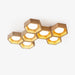 Honeycomb Travertine Ceiling Lamp Vakkerlight