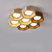 Honeycomb Travertine Ceiling Lamp Vakkerlight