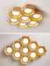 Honeycomb Travertine Ceiling Lamp Vakkerlight