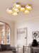 Honeycomb Travertine Ceiling Lamp Vakkerlight