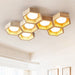 Honeycomb Travertine Ceiling Lamp Vakkerlight