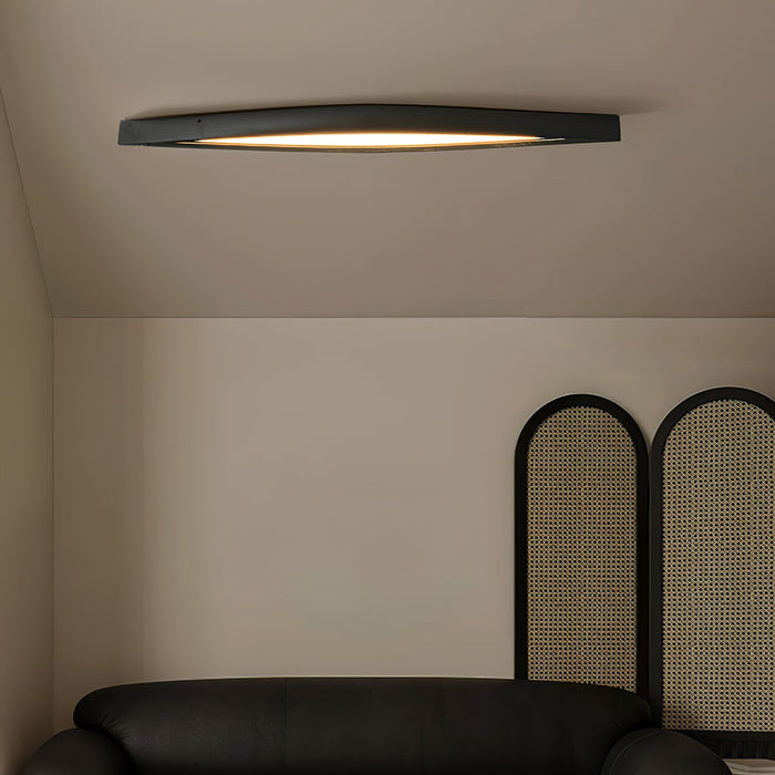 Horizon Linear Wood Ceiling Lamp Vakkerlight
