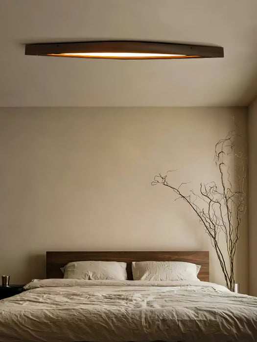 Horizon Linear Wood Ceiling Lamp Vakkerlight