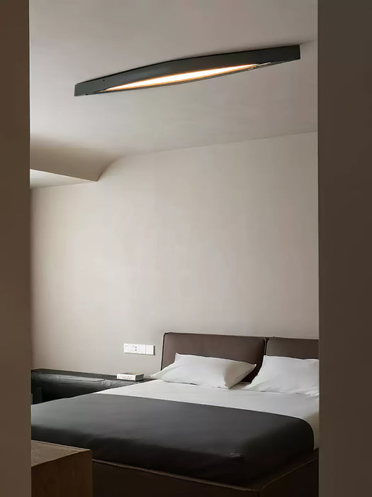 Horizon Linear Wood Ceiling Lamp Vakkerlight