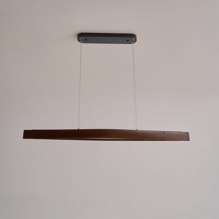 Horizon Linear Wood Pendant Lamp