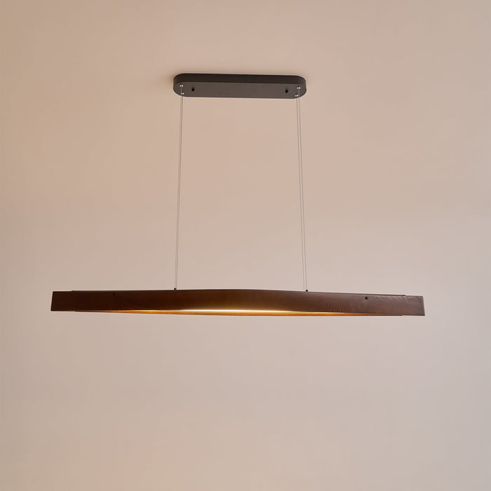 Horizon Linear Wood Pendant Lamp