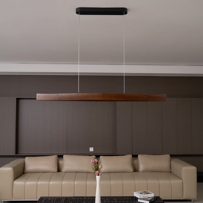 Horizon Linear Wood Pendant Lamp