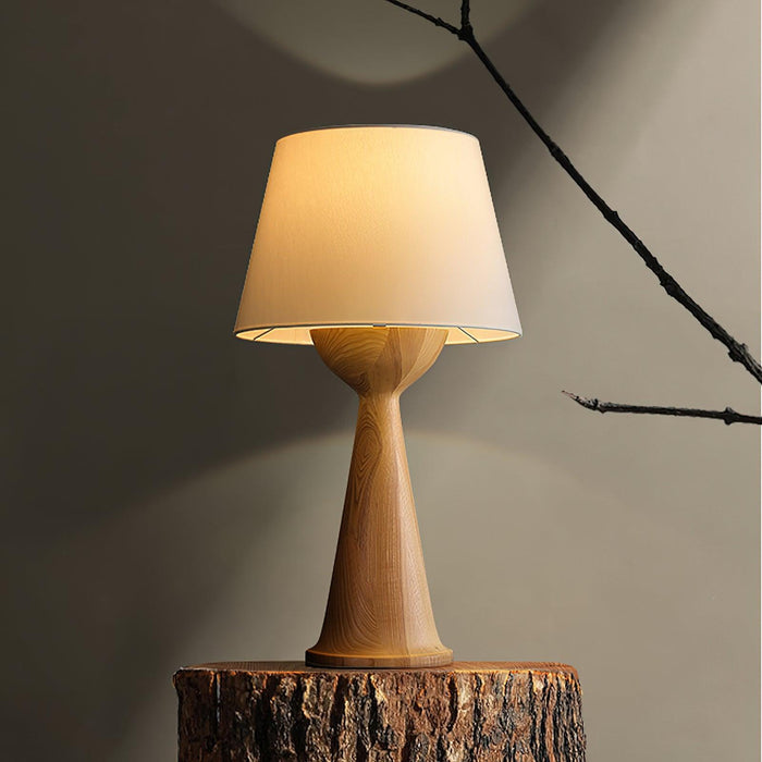 Hourglass Wood Table Lamp Vakkerlight