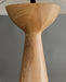 Hourglass Wood Table Lamp Vakkerlight