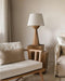 Hourglass Wood Table Lamp Vakkerlight