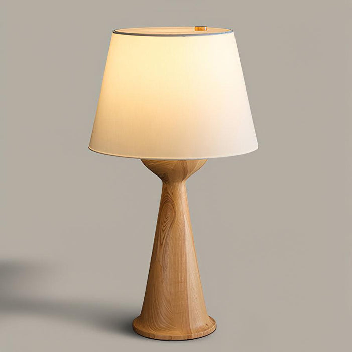 Hourglass Wood Table Lamp Vakkerlight