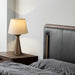 Hourglass Wood Table Lamp Vakkerlight