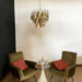 Isabella Glass Chandelier Vakkerlight
