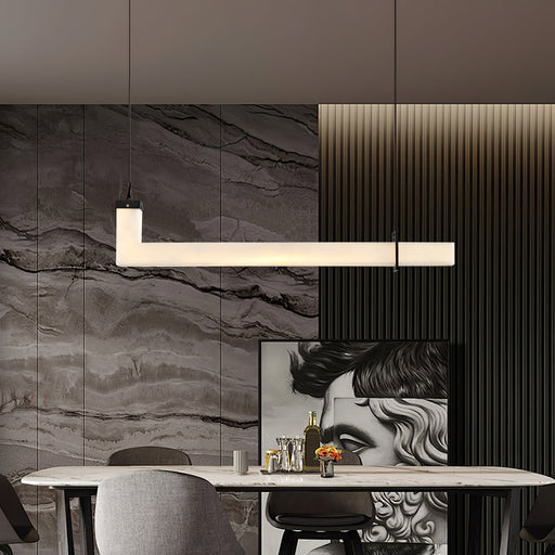 L-Axis Alabaster Pendant Lamp Vakkerlight