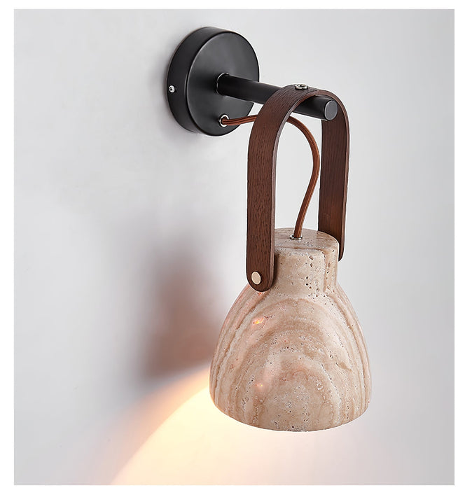 Lanta Arc Stone Sconce Vakkerlight