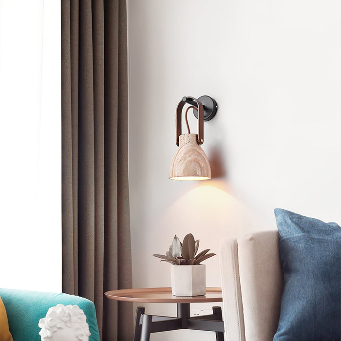 Lanta Arc Stone Sconce Vakkerlight