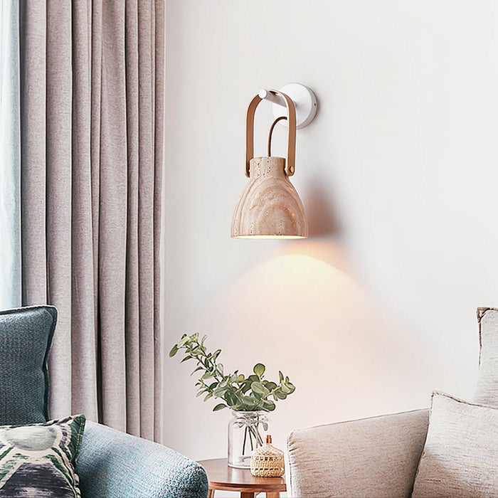 Lanta Arc Stone Sconce Vakkerlight