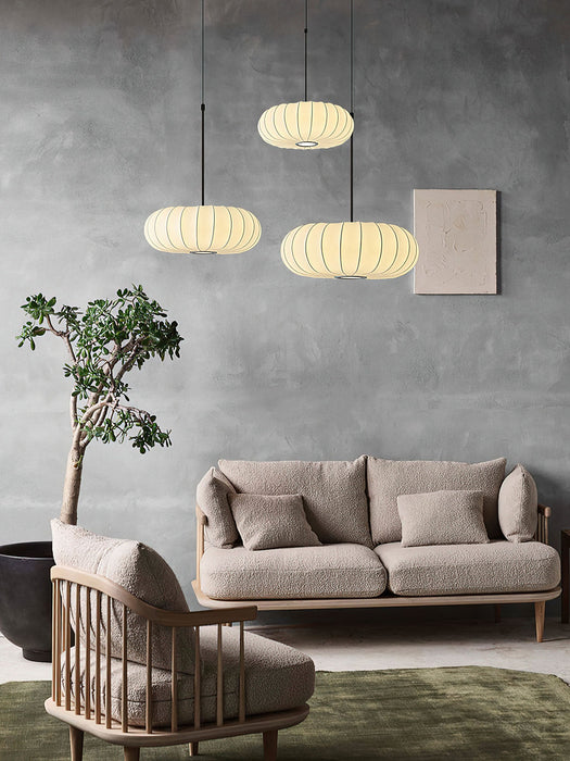 Lantern Silk Pendant Lamp