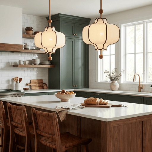 Lantern Fabric Pendant Light Vakkerlight