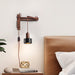 Lava Stone Swing Arm Plug-In Wall Lamp Vakkerlight