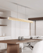 Linear Travertine Suspension Lamp Vakkerlight