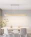 Linear Travertine Suspension Lamp Vakkerlight