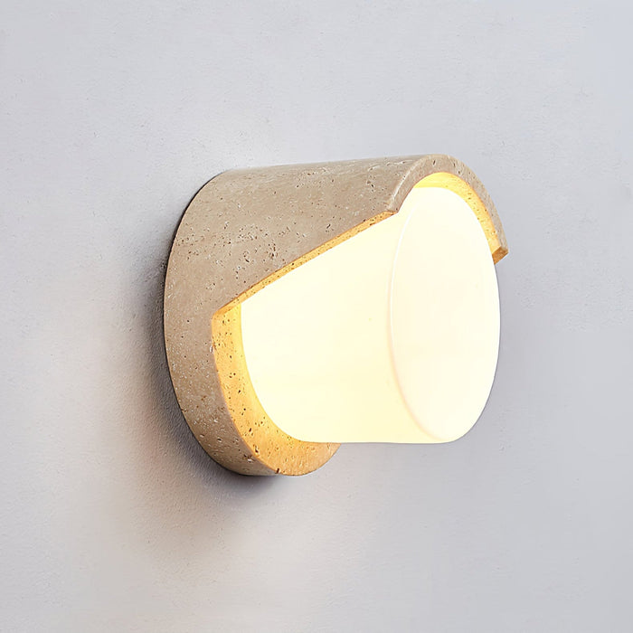 Linus Travertine Wall Light Vakkerlight