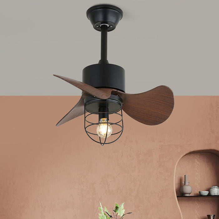 Loft Blade Cage Ceiling Fan Light Vakkerlight